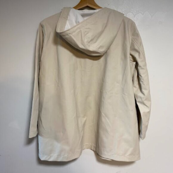 ONLY Women’s Hooded Rain Jacket – XL – Beige – NWT - Picture 12 of 13